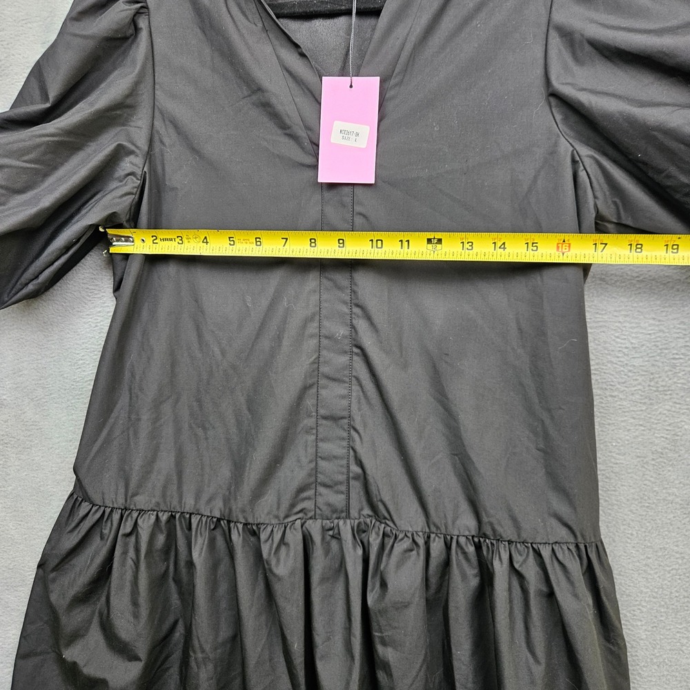 THML Black Mini Dress with Cream Collar - Picture 6 of 9